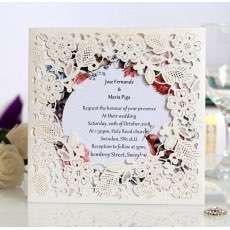 Square Laser Cut Invitation Card Annual Meeting Invitation 